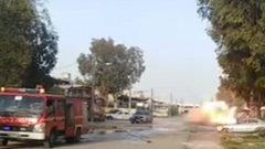 تفجير عبوة ناسفة كانت مزروعة بسيارة في درعا