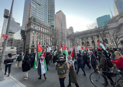 فعالية جماهيرية في شيكاغو لمناسبة ذكرى يوم الأرض