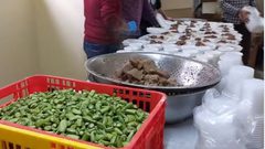 تكية نابلس الخيرية توزع 2500 وجبة "فول بلبن" في أول أيام رمضان