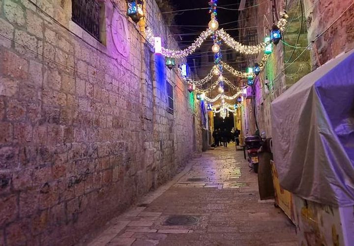 البلدة القديمة بالقدس فجر اليوم الإثنين
تصوير: خالد المغربي