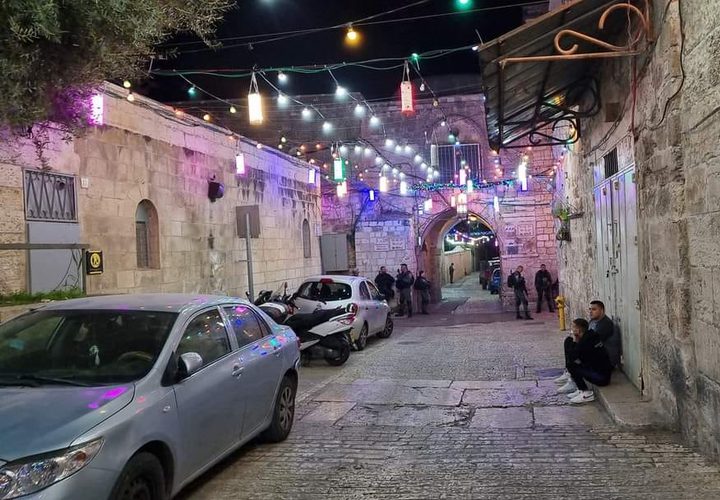البلدة القديمة بالقدس فجر اليوم الإثنين
تصوير: خالد المغربي