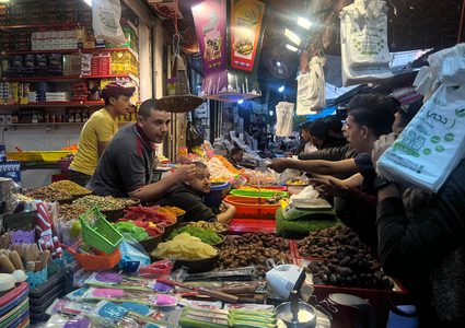 أجواء الأسواق بغزة في شهر رمضان