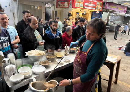 أجواء الأسواق بغزة في شهر رمضان
