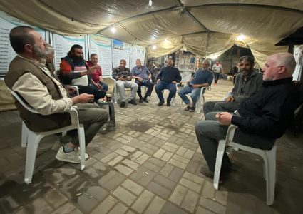 تواصل الوقفات المطالبة باسترداد جثامين الشهداء واسنادا للأسرى بجنين