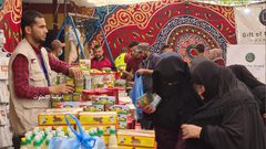 افتتاح سوق خيري في خانيونس