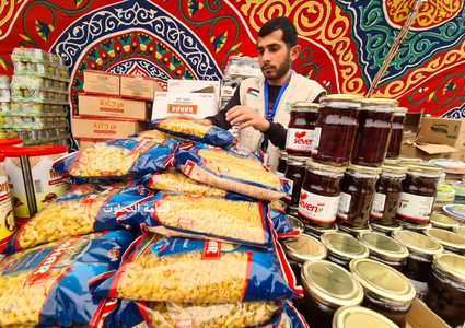 افتتاح سوق خيري في خانيونس