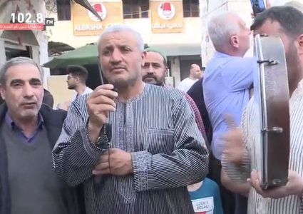 أجواء رمضان من باب الساحة في البلدة القديمة لنابلس