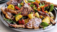 ريش اللحم المشوي