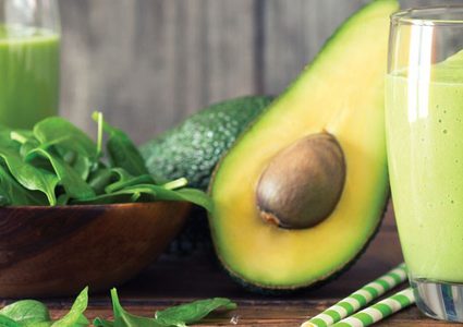 عصير الافوكادو بالليمون والكيوي