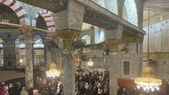 صلاتي العشاء والتراويح من المسجد الأقصى وقبة الصخرة