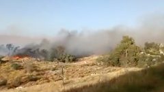 حريق داخل مستوطنة في الأغوار