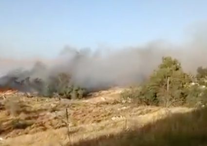 حريق داخل مستوطنة في الأغوار