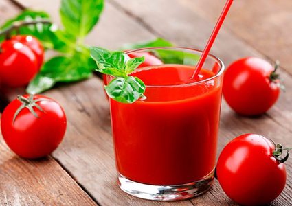 عصير الطماطم