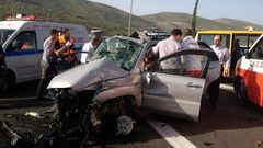 إصابات بحادث سير جنوب الخليل