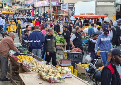 أجواء رمضان من سوق دير البلح
