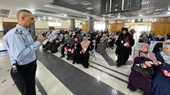 مغادرة الدفعة الخامسة من المعتمرين عبر معبر رفح