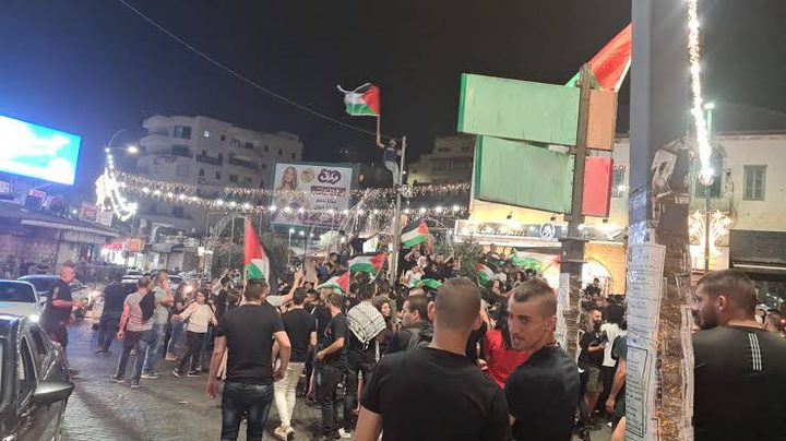 مسيرة بمخيم قلنديا تنديدا بجرائم الاحتلال في جنين
