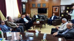 وفد من جامعة النجاح في جنين إسنادا للمدينة ومخيمها