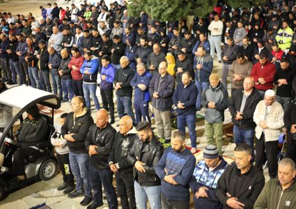 60 ألف مصلٍ أدوا اليوم صلاتي العشاء والتراويح في المسجد الأقصى