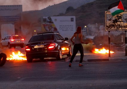 اصابات خلال مواجهات مع الاحتلال شمال غرب نابلس