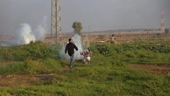 الاحتلال يطلق النار والغاز تجاه رعاة الأغنام شرق خان يونس