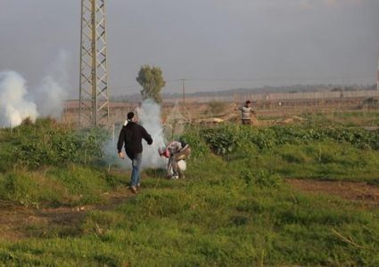 الاحتلال يطلق النار والغاز تجاه رعاة الأغنام شرق خان يونس