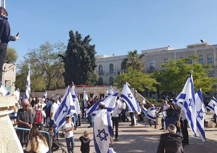 انطلاق مسيرة الأعلام في القدس بمشاركة المتطرف بن غفير