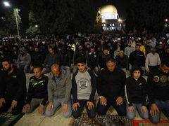 25 الف مصل أدوا صلاتي العشاء والتراويح في الأقصى