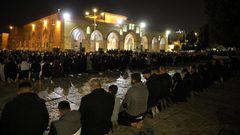 25 الف مصل أدوا صلاتي العشاء والتراويح في الأقصى