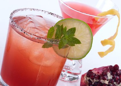 عصير الرمان بالليمون