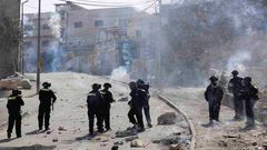 مواجهات مع الاحتلال في قرية العيساوية