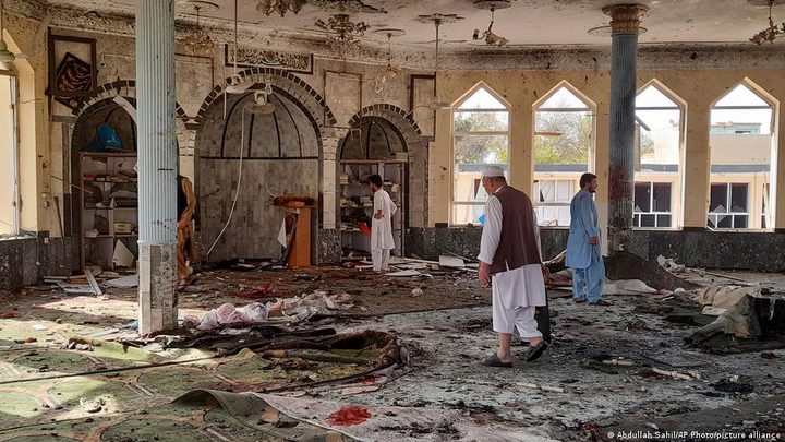 مقتل 33 شخصاً بتفجير مسجداً في شمال أفغانستان