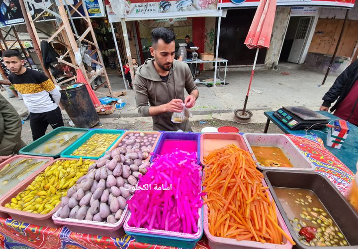 جولة في سوق المغازي وسط قطاع غزة في الأواخر العشر من شهر رمضان المبارك.