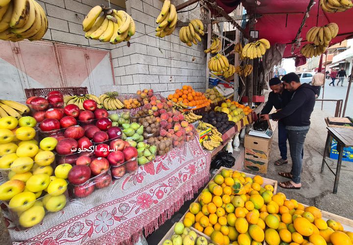 جولة في سوق دير البلح وسط قطاع غزة في الأواخر العشر من شهر رمضان المبارك.