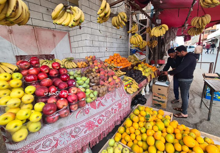 جولة في سوق دير البلح وسط قطاع غزة في الأواخر العشر من شهر رمضان المبارك.