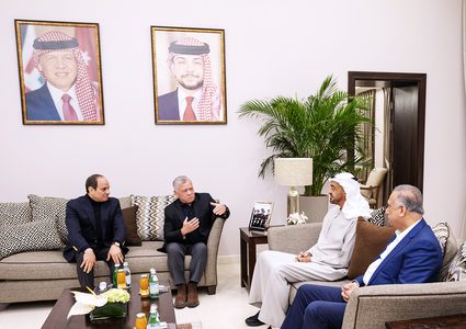 قمة مصرية أردنية إماراتية تؤكد ضرورة وقف إسرائيل الإجراءات التي تقوض السلام