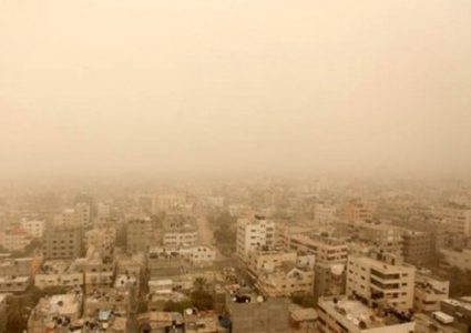 الطقس: اجواء مغبرة والحرارة أعلى من معدلها بحدود 5 درجات