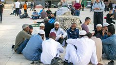 الأجواء في المسجد الأقصى عشية ليلة القدر