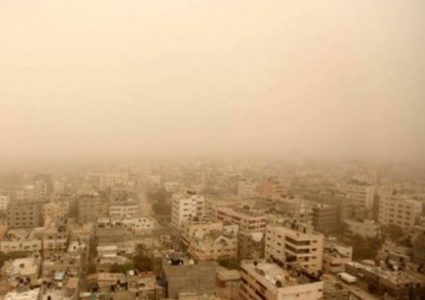 حالة الطقس: أجواء خماسينية مغبرة وجافة