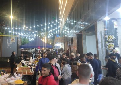 نابلس فجر أول أيام عيد الفطر المبارك