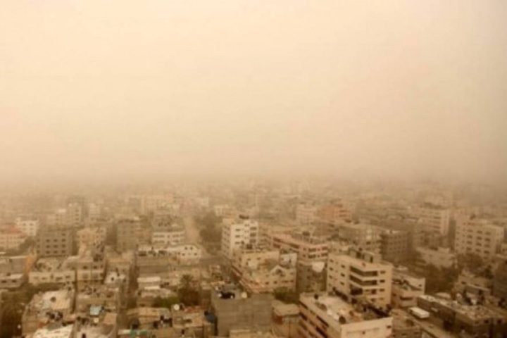 حالة الطقس: أجواء خماسينية مغبرة والحرارة أعلى من معدلها بحدود 6 درجات