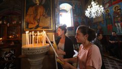 الكنائس حسب التقويم الشرقي تحتفل بعيد الخضر