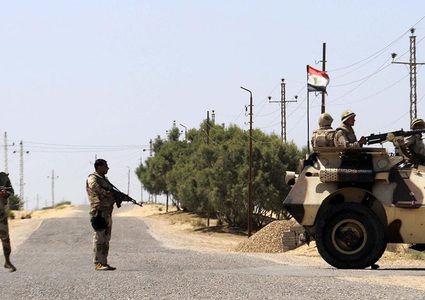 استشهاد ضابط و10 جنود خلال إحباط هجوم إرهابي بشرق قناة السويس