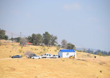 أعمال حفر وتجريف لإقامة مبانٍ استيطانية بالأغوار الشمالية