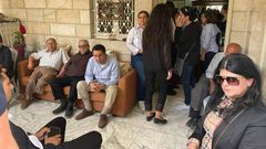 منزل عائلة الشهيدة شيرين أبو عاقلة في بلدة بيت حنينا