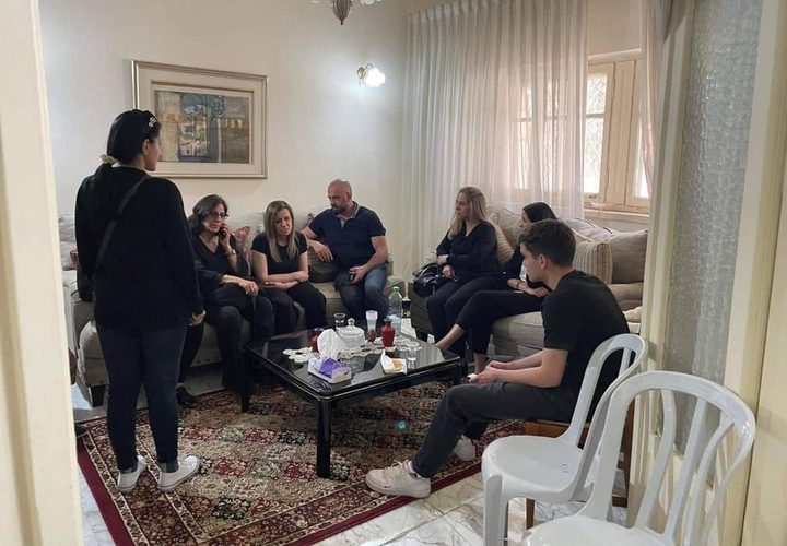منزل عائلة الشهيدة الصحفية شيرين أبو عاقلة في بلدة بيت حنينا شمال القدس
