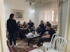 منزل عائلة الشهيدة الصحفية شيرين أبو عاقلة في بلدة بيت حنينا شمال القدس