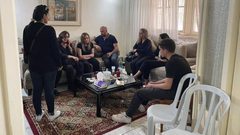 منزل عائلة الشهيدة شيرين أبو عاقلة في بلدة بيت حنينا