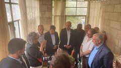 منزل عائلة الشهيدة الصحفية شيرين أبو عاقلة في بلدة بيت حنينا شمال القدس