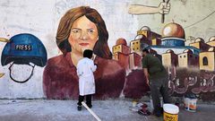 جدارية للشهيدة شيرين أبو عاقلة في الناصرة